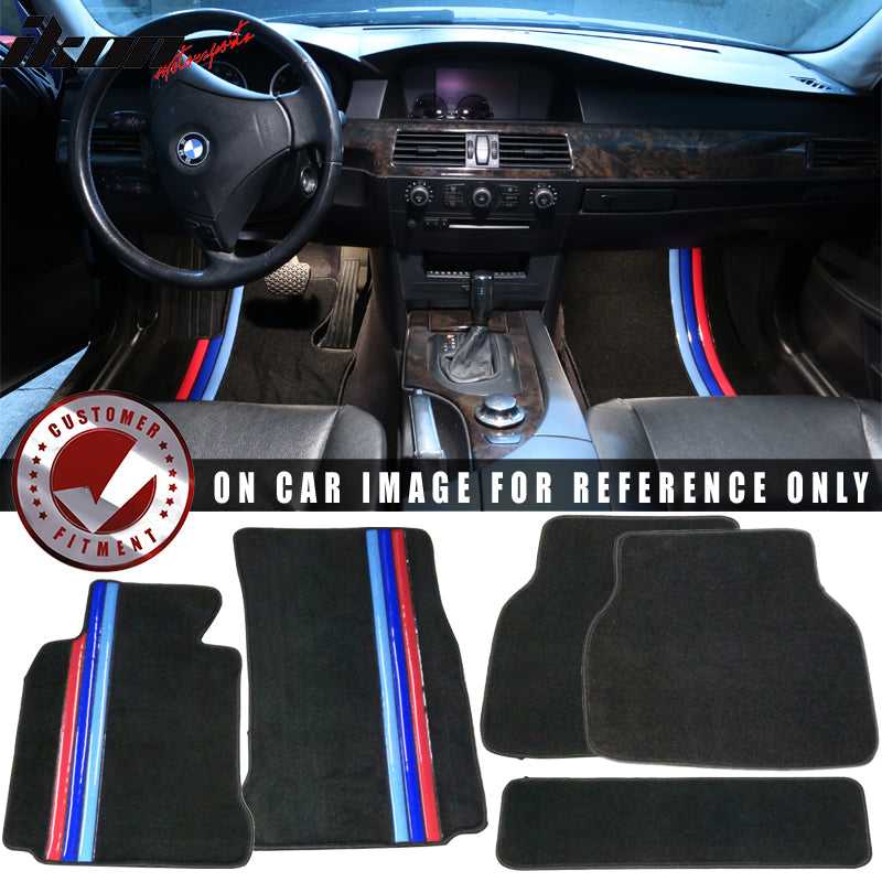 Factory Fitment Car Floor Mats Front Rear Nylon FOR: (BMW)