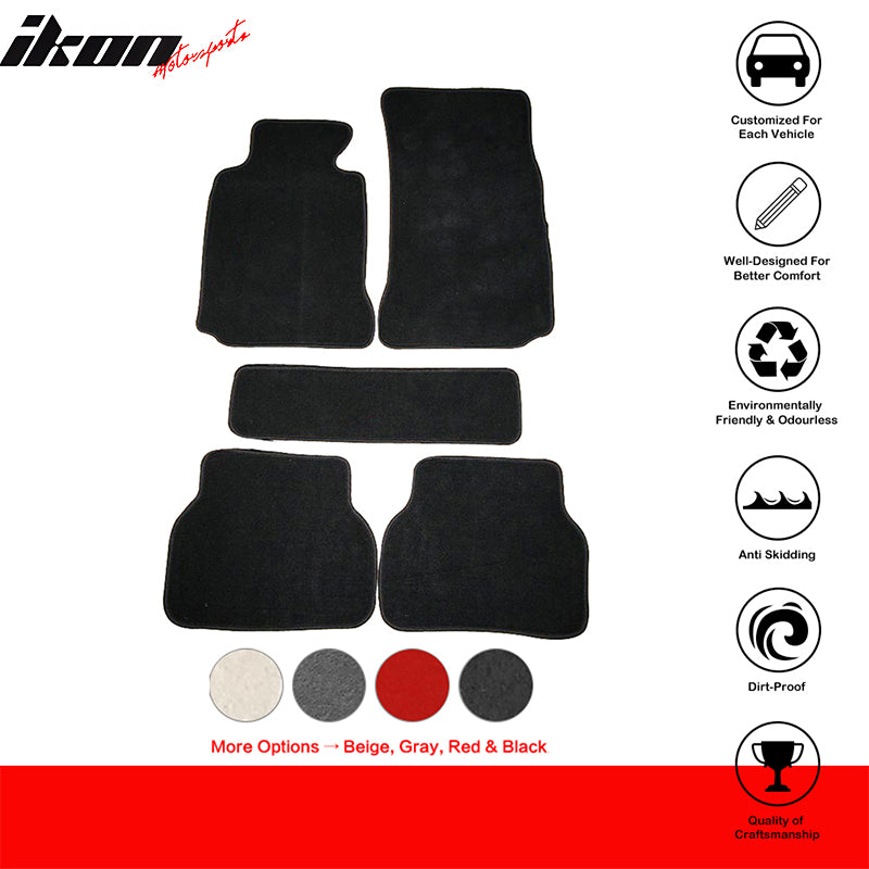 Factory Fitment Car Floor Mats Front Rear Nylon