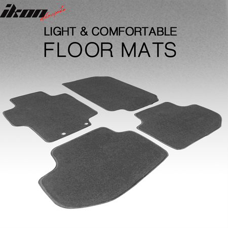 Factory Fitment Car Floor Mats Front Rear Nylon