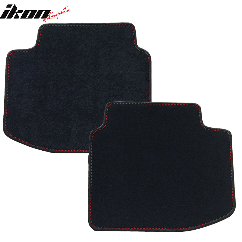 Fits 96-00 Honda Civic Floor Mats Liners Nylon Black w/ EK Logo Auto Carpet 4PC