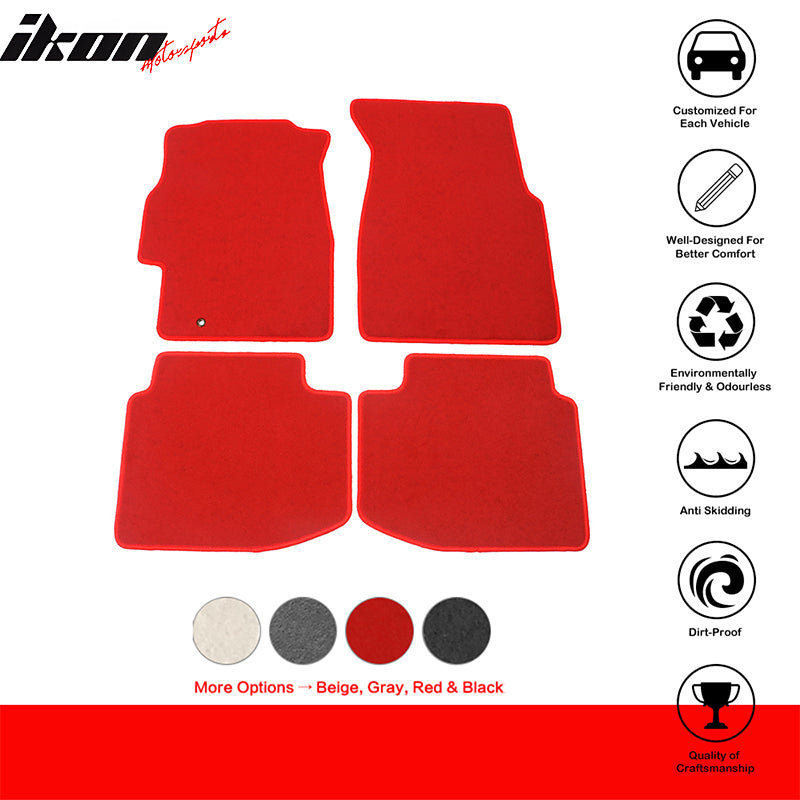 Factory Fitment Car Floor Mats Front Rear Nylon