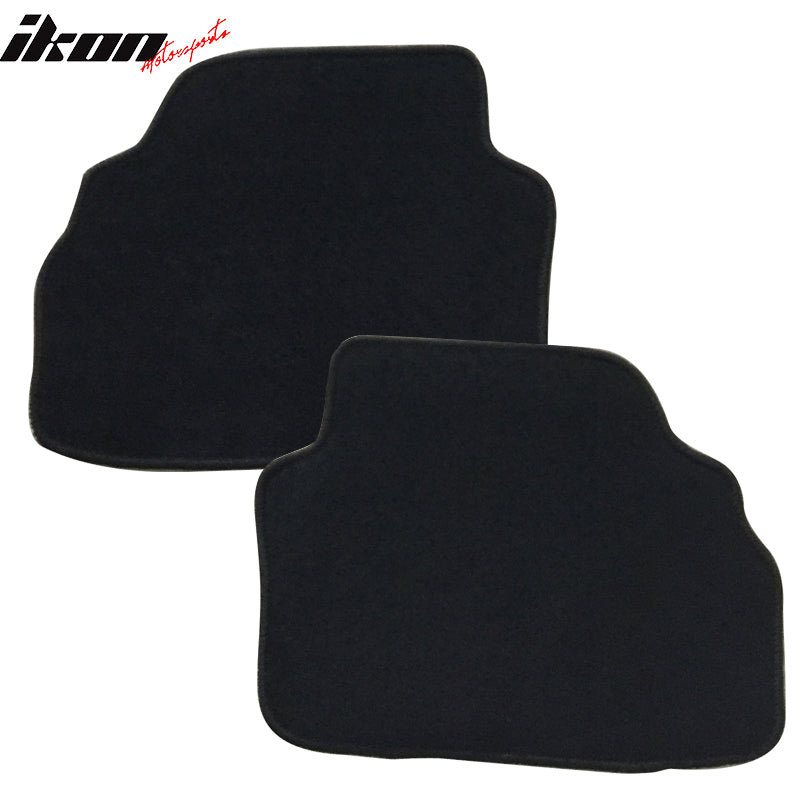 07-13 E92 Logo 3-Series Floor Mats Carpet Front Rear Nylon FOR: (BMW)