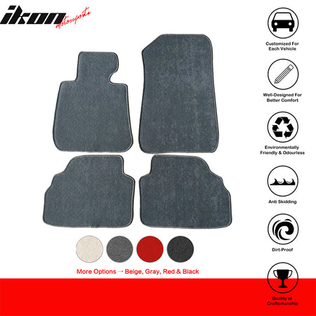 Factory Fitment Car Floor Mats Front Rear Nylon FOR: (BMW)