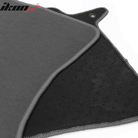 Floor Mats Compatible With 2002-2007 SUBARU IMPREZA WRX, Nylon Front Rear Carpet by IKON MOTORSPORTS, 2003 2004 2005 2006