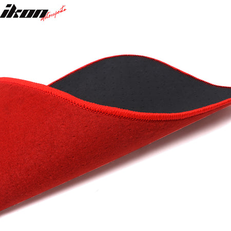 Floor Mats Compatible With 2002-2007 SUBARU IMPREZA WRX, Nylon Front Rear Carpet by IKON MOTORSPORTS, 2003 2004 2005 2006