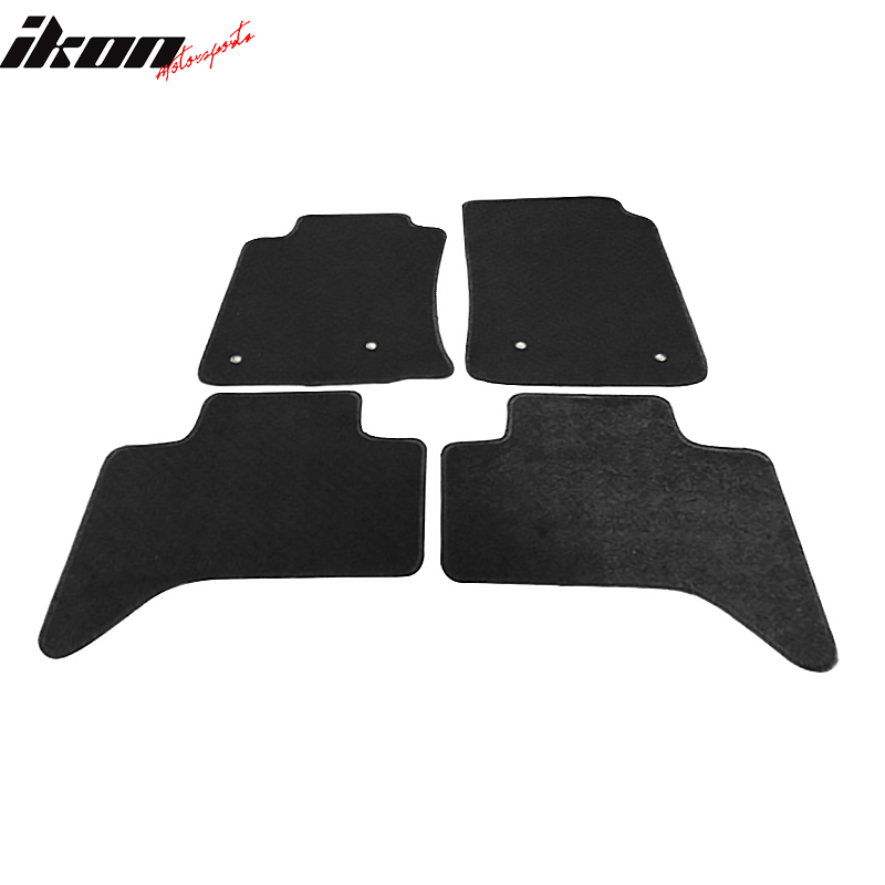 Fits 05-10 Toyota Tacoma 4PCS Front Rear Auto Car Floor Mats Carpets Nylon Black