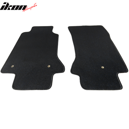 Fits 97-04 Chevrolet Corvette Car Floor Mats Liner Nylon Black Cargo Carpets 2PC