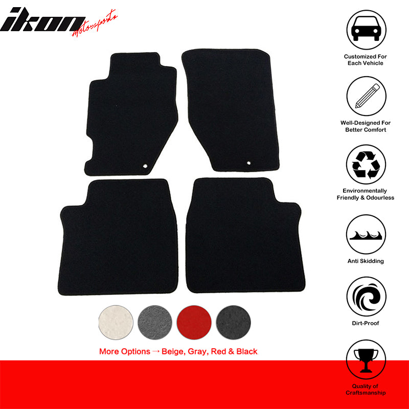 Car Floor Mat for 1999-2003 Acura TL Black Carpet 4PC Nylon