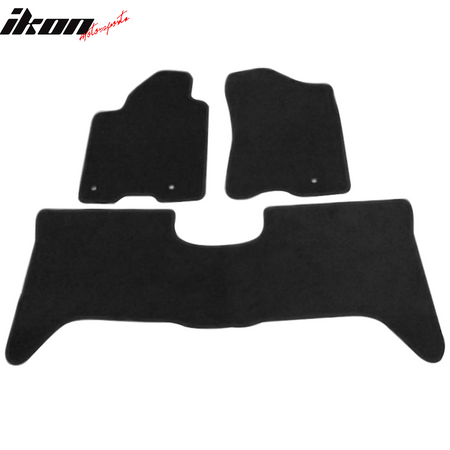 Floor Mats Compatible With 2004-2010 Nissan Armada Infiniti QX56 Titan, Factory Fitment Floor Mats by IKON MOTORSPORTS, 2005 2006 2007 2008 2009