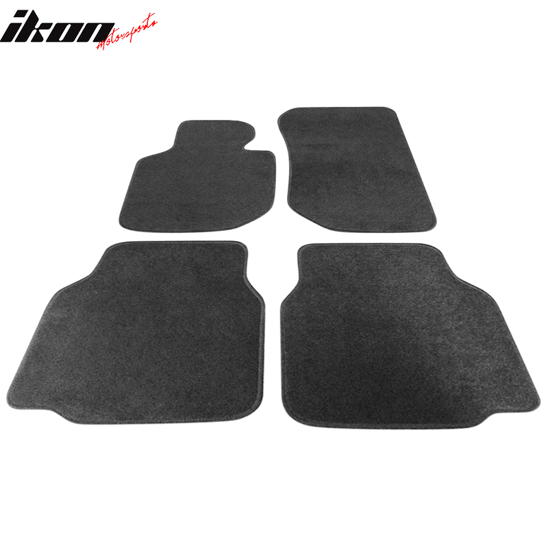 92-98 E36 3-Series 2Dr 4Dr Car Floor Mats Front Rear Nylon FOR: (BMW)