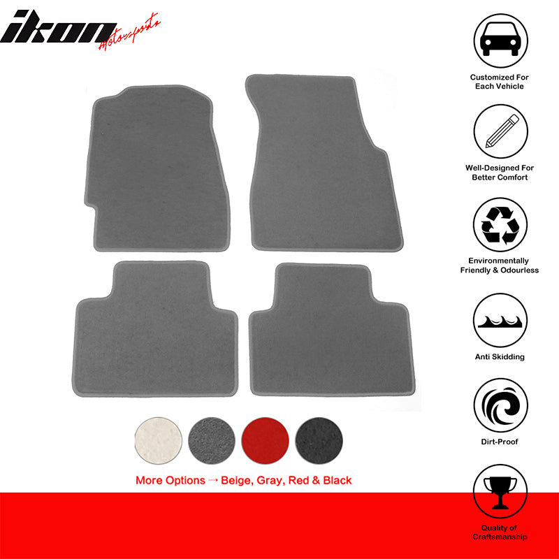 Factory Fitment Car Floor Mats Front Rear Nylon