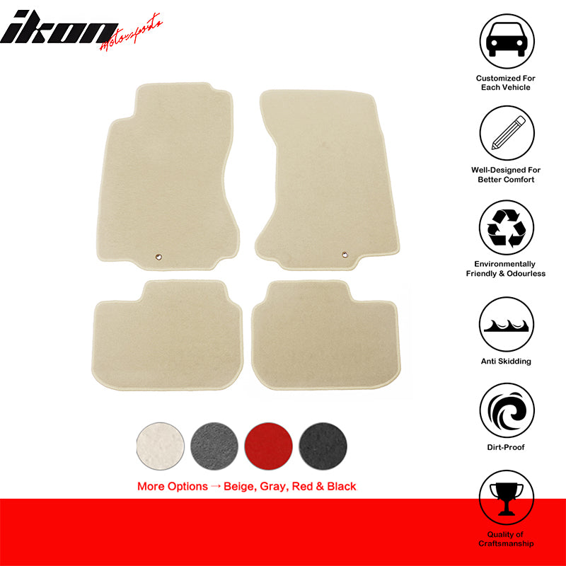 Factory Fitment Car Floor Mats Front Rear Nylon