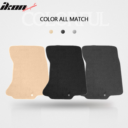 Fits 90-96 Nissan 300ZX Car Floor Mats Liner 1st 2nd Row Nylon Black Carpet 4PC