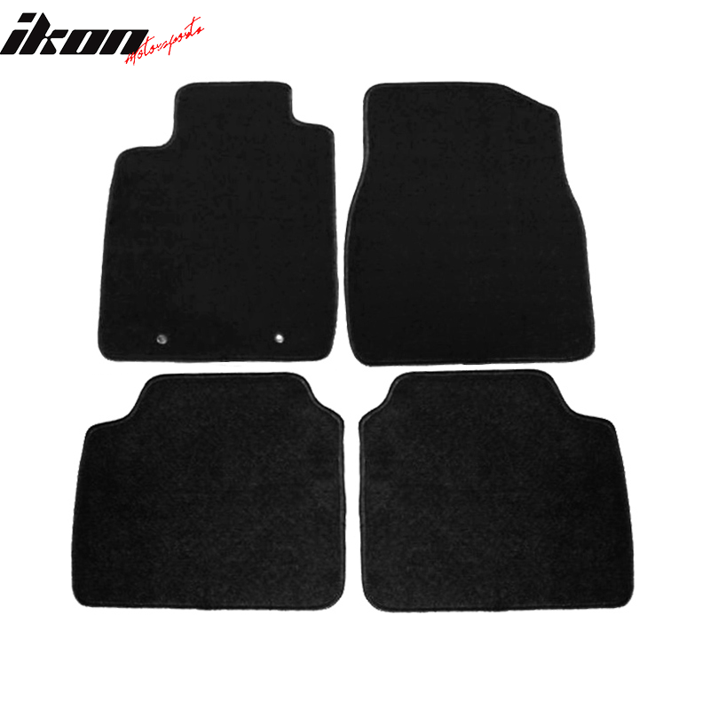 Floor Mats Compatible With 2002-2006 Lexus ES300 ES330, 4Dr Factory Fitment Car Floor Mats Front & Rear Nylon by IKON MOTORSPORTS, 2003 2004 2005