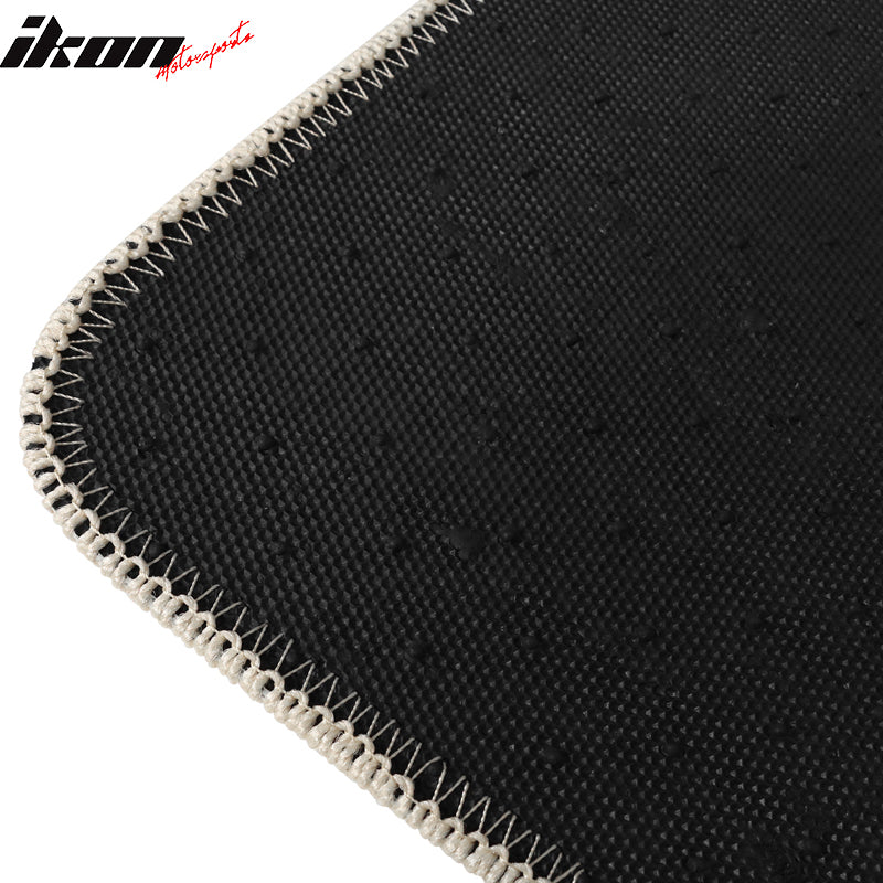 Floor Mats Compatible With 2006-2012 HONDA FIT, Nylon Front Rear Carpet by IKON MOTORSPORTS, 2007 2008 2009 2010 2011