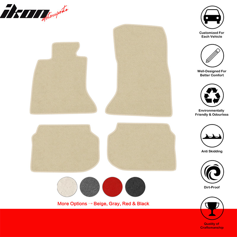 Factory Fitment Car Floor Mats Front Rear Nylon FOR: (BMW)