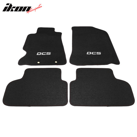 Fits 02-06 Acura RSX Car Auto OE Fitment Floor Mats Carpets Nylon Black DC5 Logo