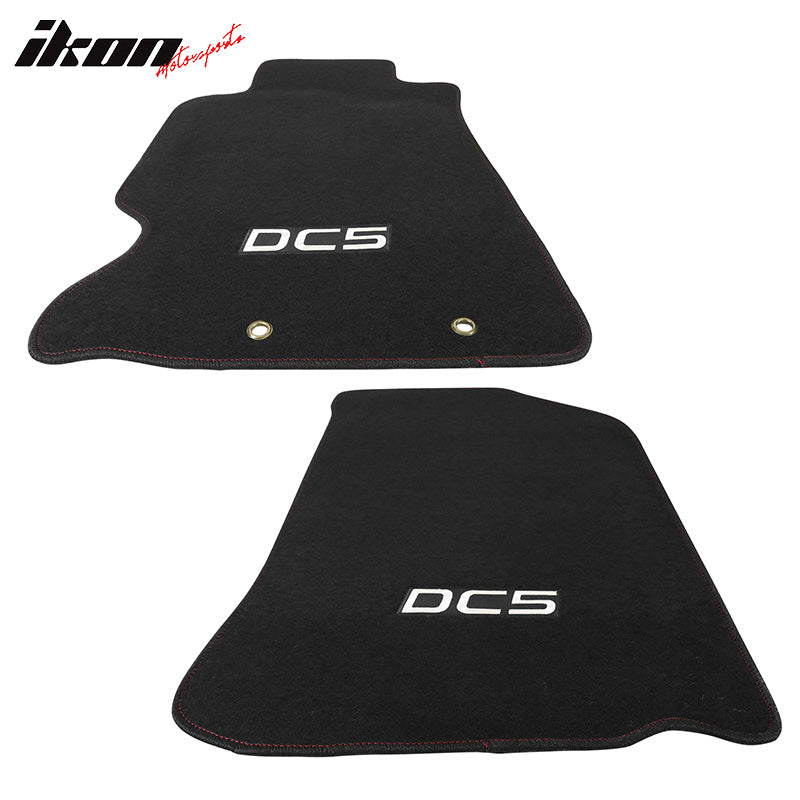 Fits 02-06 Acura RSX Car Auto OE Fitment Floor Mats Carpets Nylon Black DC5 Logo