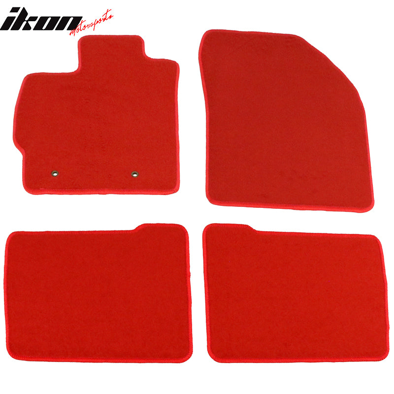 IKON MOTORSPORTS, Floor Mat Compatible With 2010-2011 Toyota Prius, Factory Fitment Nylon Front Rear Car Floor Mats Liner Carpets Replacement 4PC