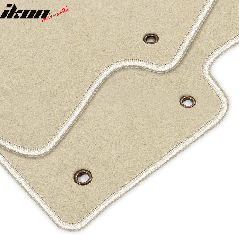 Floor Mats Compatible With 2010-2012 Hyundai Sonata, Nylon Front Rear Carpet by IKON MOTORSPORTS, 2011