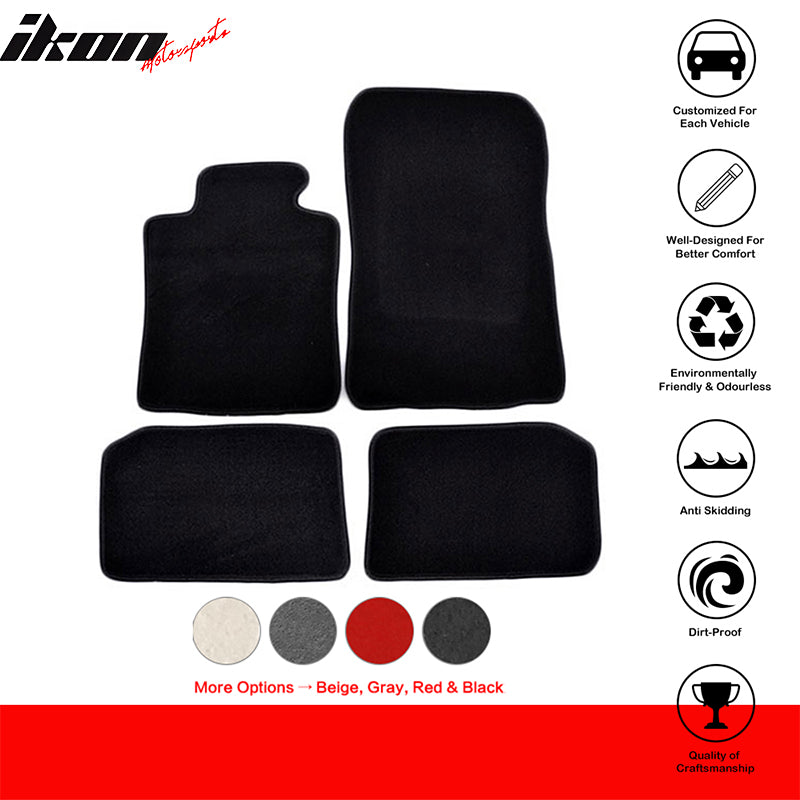 Car Floor Mat for 2010-2014 Mini Cooper Countryman Black Carpet Nylon