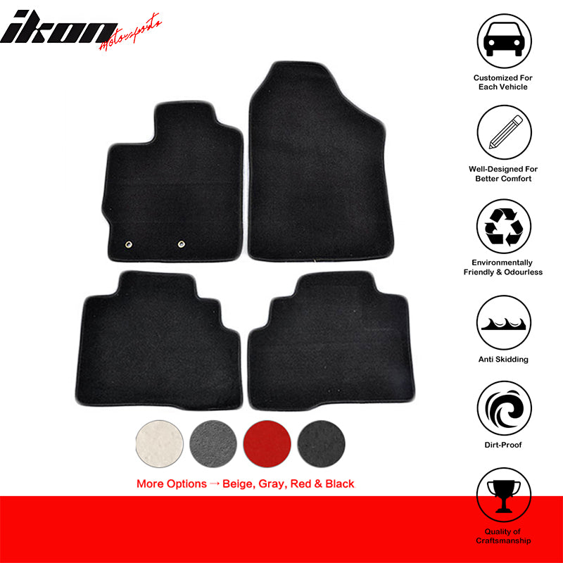 Car Floor Mat for 2007-2012 Toyota Yaris 4Dr OEM Factory Nylon