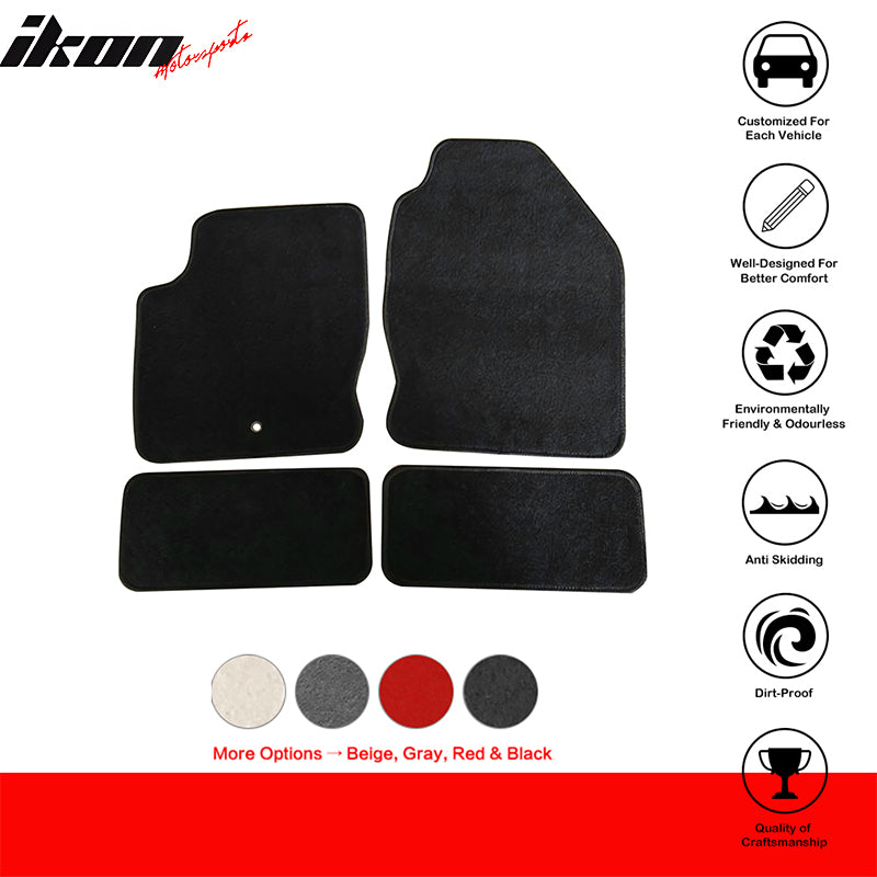 Factory Fitment Car Floor Mats Front Rear Nylon