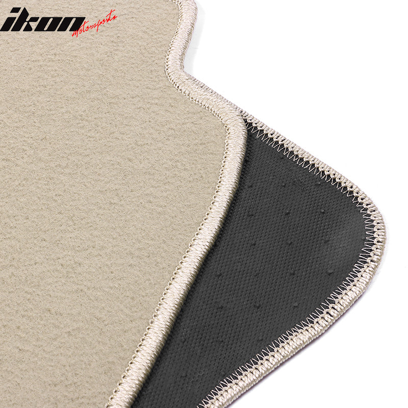 Floor Mats Compatible With 2008-2013 Jeep Liberty, 4Dr Factory Fitment Car Floor Mats Front & Rear Nylon by IKON MOTORSPORTS, 2009 2010 2011 2012