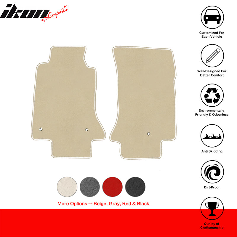 Factory Fitment Car Floor Mats Front Rear Nylon