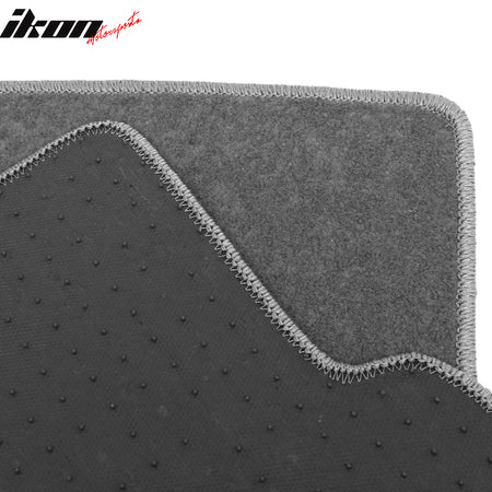 Fits 10-13 Mazda 3 Floor Mats Gray Nylon Carpet 1st 2nd Row 4PC Liner Protection