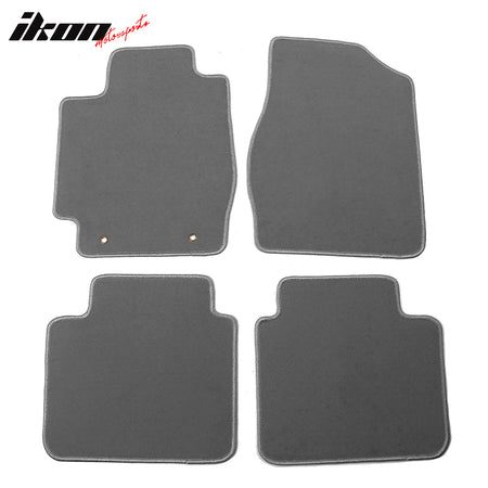 IKON MOTORSPORTS Floor Mats for 2002-2006 Toyota Camry 4Dr Factory Fitment Car Floor Mats Front & Rear Nylon