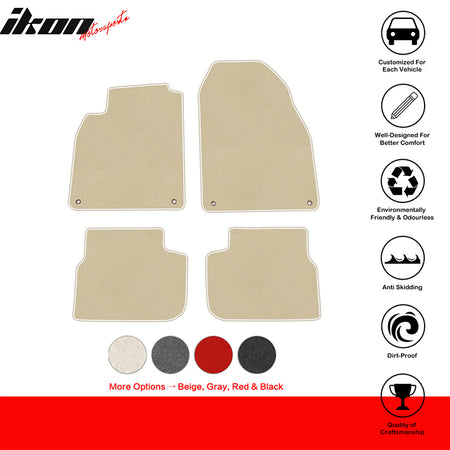 Factory Fitment Car Floor Mats Front Rear Nylon