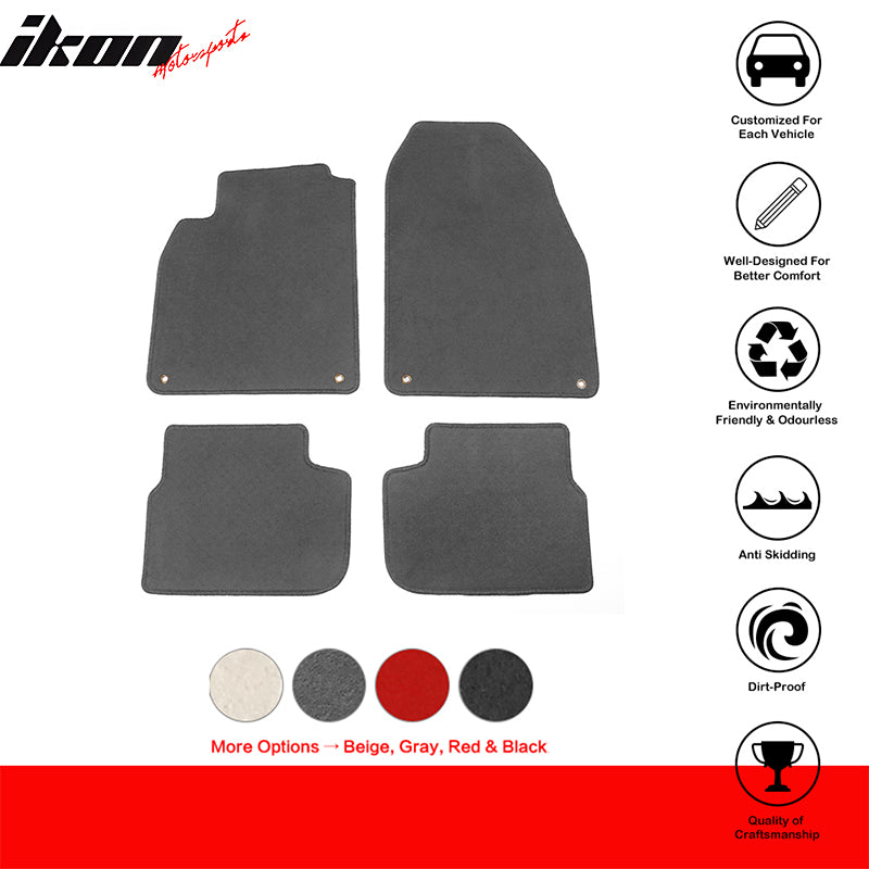 Factory Fitment Car Floor Mats Front Rear Nylon