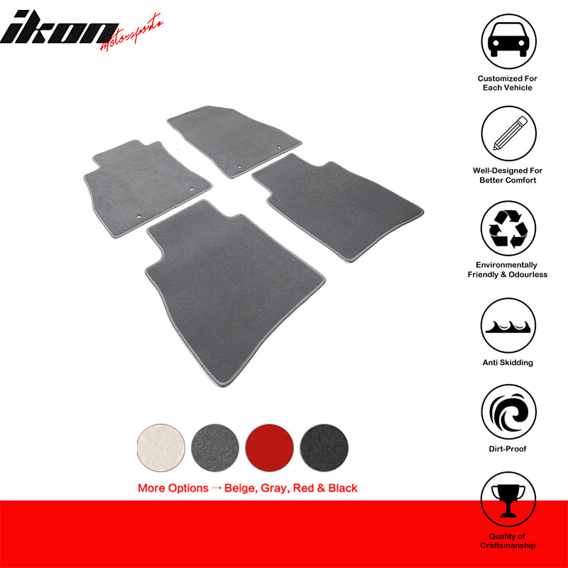 Factory Fitment Car Floor Mats Front Rear Nylon