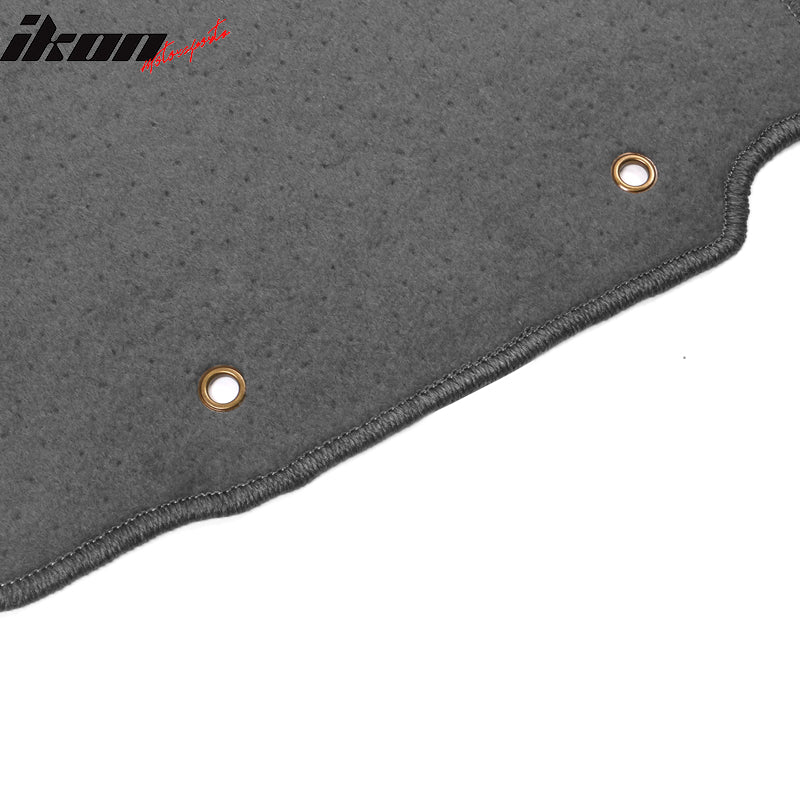 IKON MOTORSPORTS, Floor Mat Compatible With 2009-2019 Nissan 370Z, Factory Fitment Nylon Front Car Floor Mats Liner Carpets Replacement 2PCS