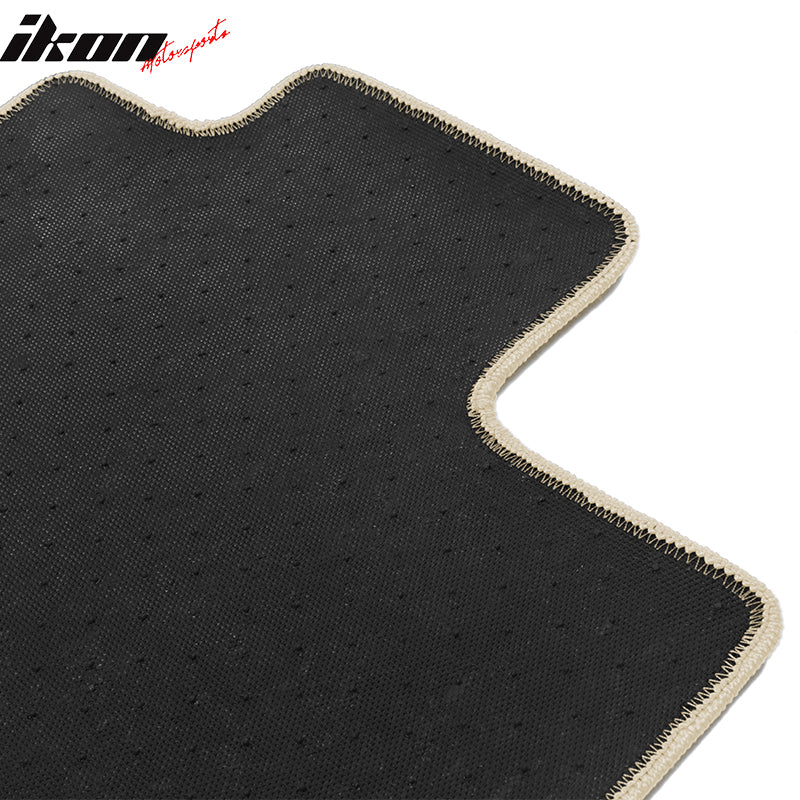 Floor Mats Compatible With 2012-2017 Toyota Camry, Nylon Front Rear Flooring Protection Interior Carpets 4PC By IKON MOTORSPORTS, 2013 2014 2015 2016