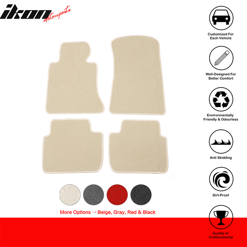 Factory Fitment Car Floor Mats Front Rear Nylon FOR: (BMW)