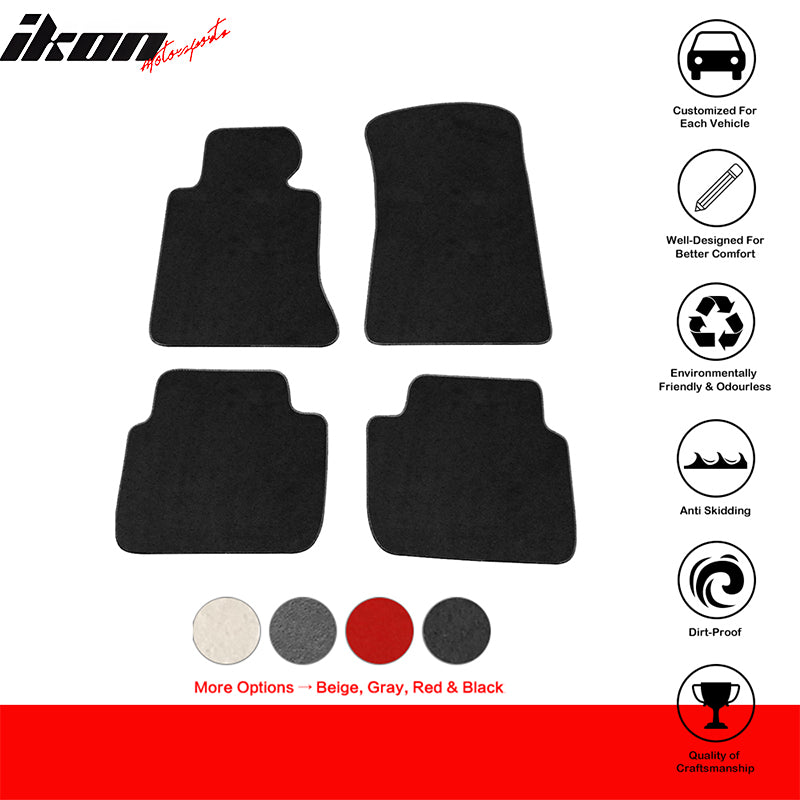 Factory Fitment Car Floor Mats Front Rear Nylon FOR: (BMW)