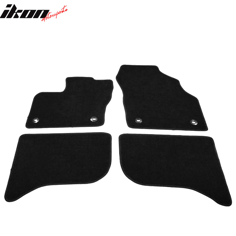 Fits 16-20 Toyota Mirai Black Nylon Floor Mats Carpets 4 PCS