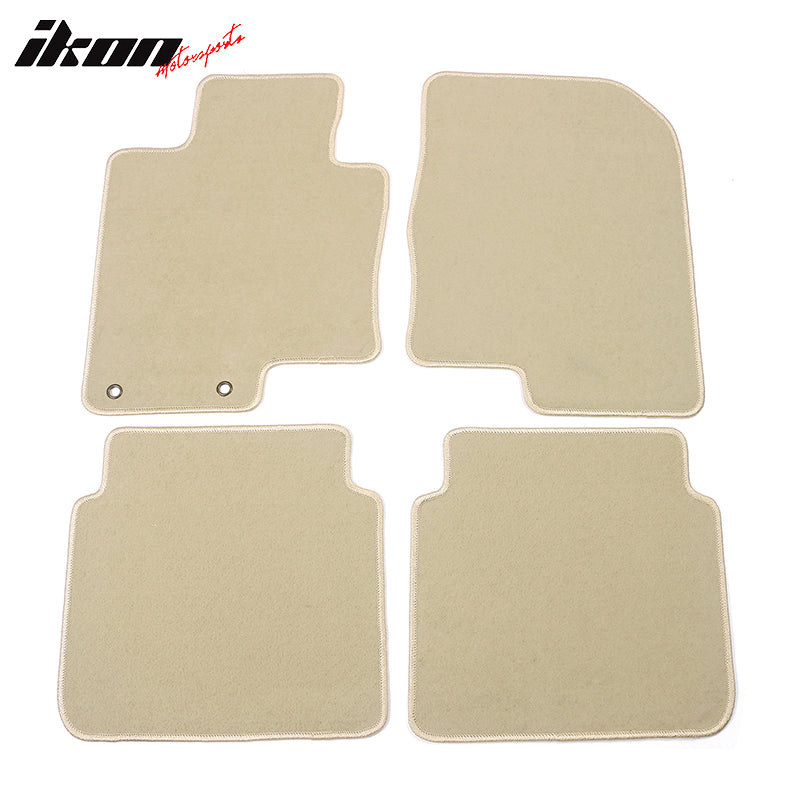 Floor Mats Compatible With 11-15 Kia Optima, Nylon Flooring Protection Interior Carpets by IKON MOTORSPORTS, 2012 2013 2014