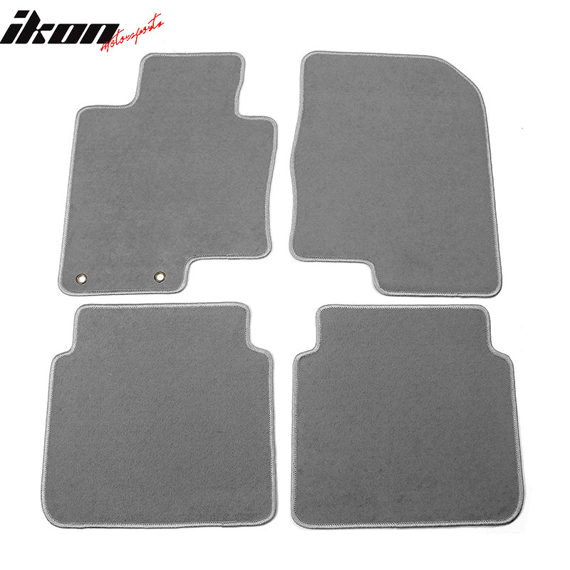 Floor Mats Compatible With 11-15 Kia Optima, Nylon Flooring Protection Interior Carpets by IKON MOTORSPORTS, 2012 2013 2014