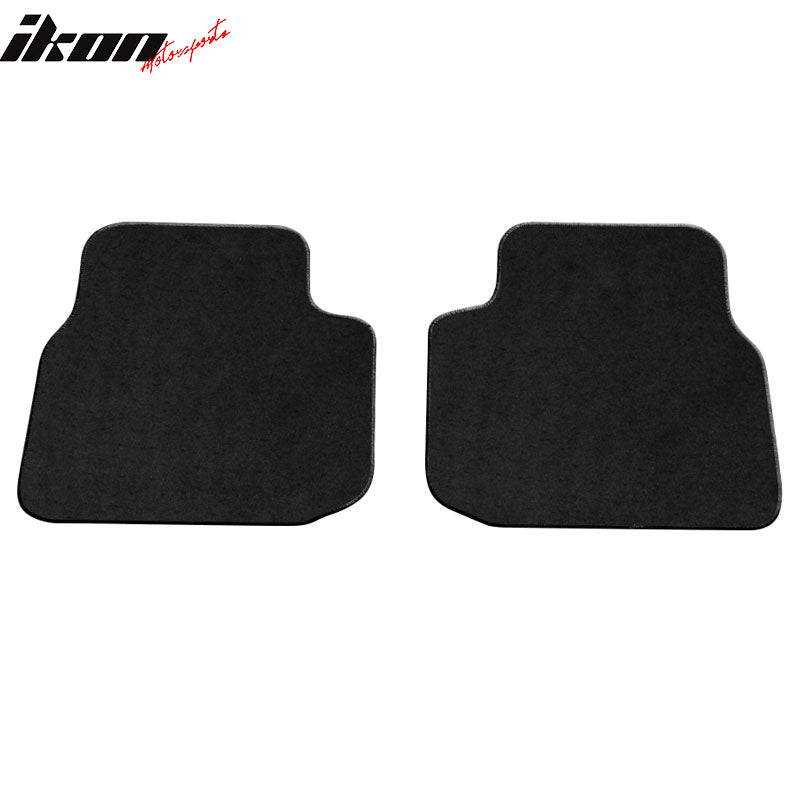 Fits 98-03 Chevrolet Malibu 4PCS Floor Mats Carpets Front & Rear Black Nylon