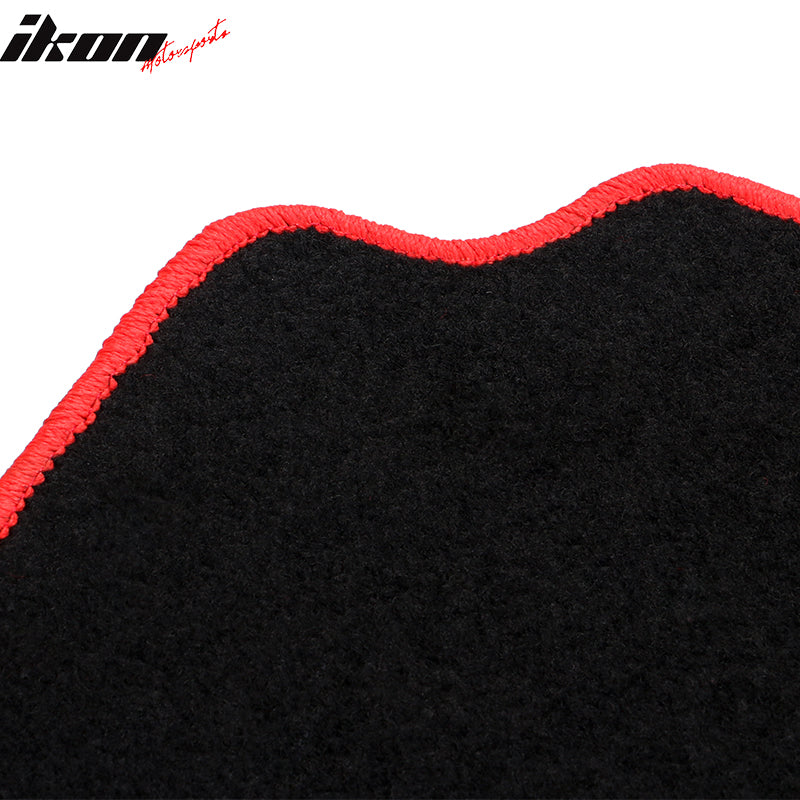 IKON MOTORSPRTS, Floor Mats Compatible With 2012-2019 Tesla Model S, Latex All Weather Car Front Rear Carpets Liner