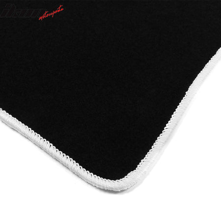 IKON MOTORSPRTS, Floor Mats Compatible With 2012-2019 Tesla Model S, Latex All Weather Car Front Rear Carpets Liner