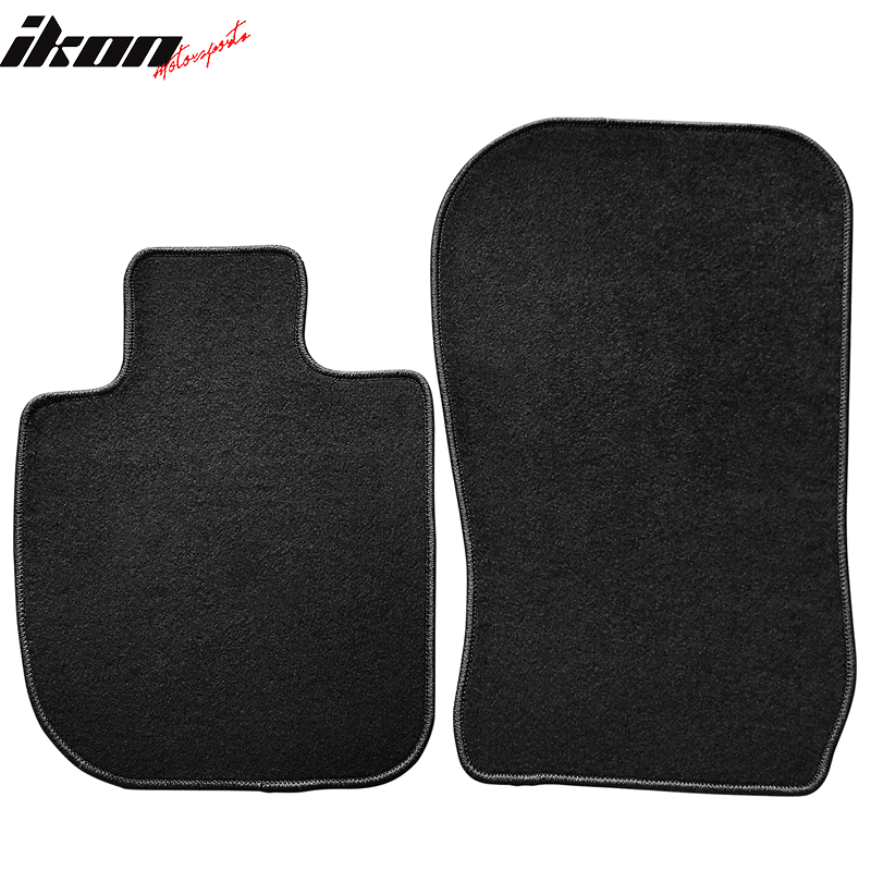 IKON MOTORSPORTS, Floor Mat Compatible With 2020-2023 Toyota Supra, All Seasons Weather Interior Nylon Mats Carpet 2PC Set