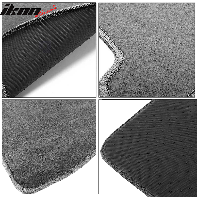 IKON MOTORSPORTS, Floor Mat Compatible With 2015-2018 Audi Q3, All Seasons Weather Interior Nylon Mats Carpet 4PC Set