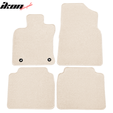 IKON MOTORSPORTS, Floor Mat Compatible With 2019-2023 Lexus ES300H ES350, All Seasons Weather Interior Nylon Mats Carpet 4PC Set