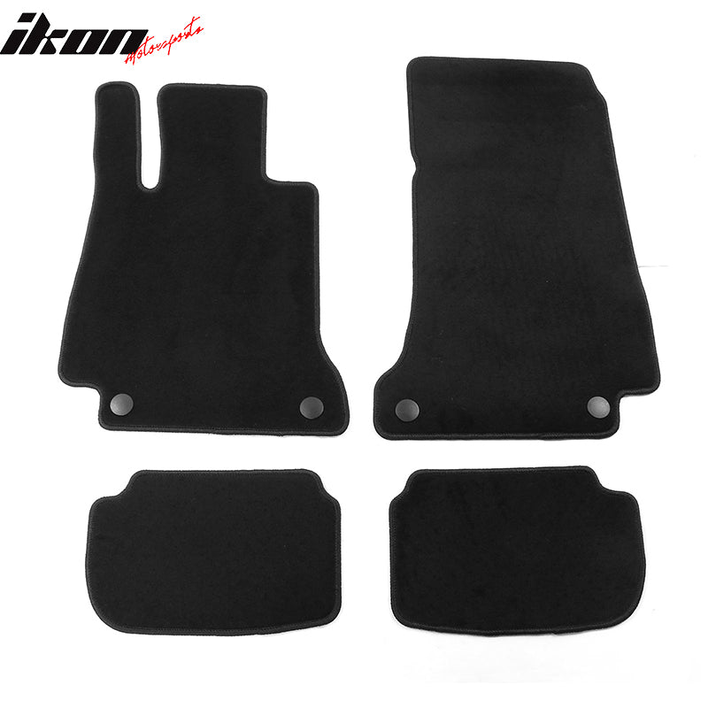 Fits 18-23 Benz W238 E-Class Nylon Floor Mats Liner Front Rear Carpets Set