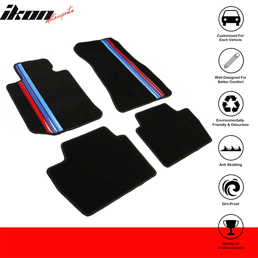 21-25 G22 4 Series Nylon Floor Mats Liner Front Rear Carpet Set FOR: (BMW)