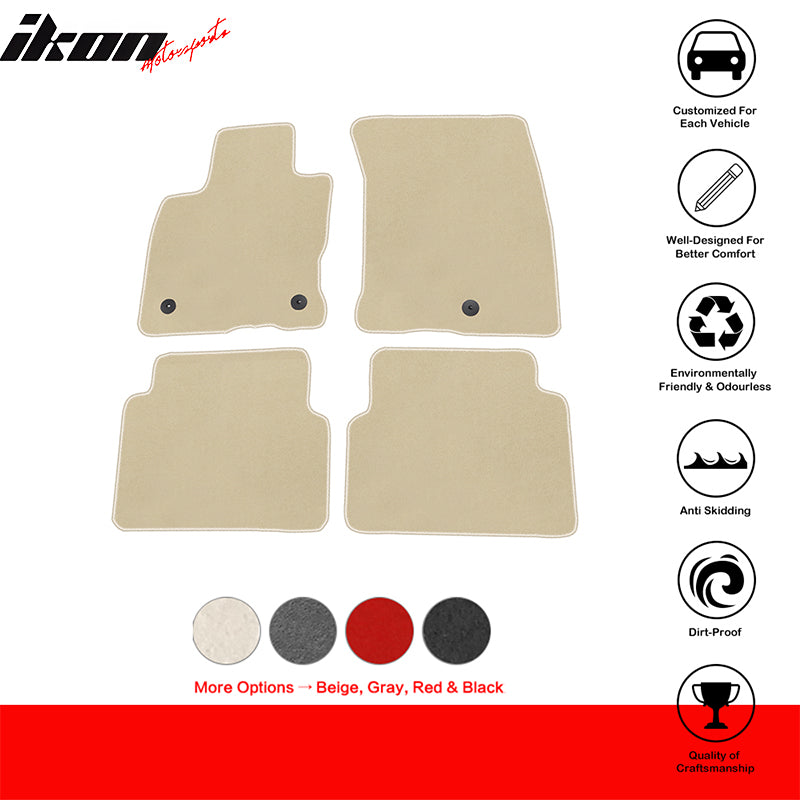 Fits 21-23 Ford Bronco Sport Nylon Floor Mats Liner Front Rear Carpets Set